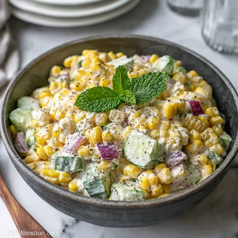 Street Corn Creamy Cucumber Salad – Fresh, Easy & Flavorful Recipe
