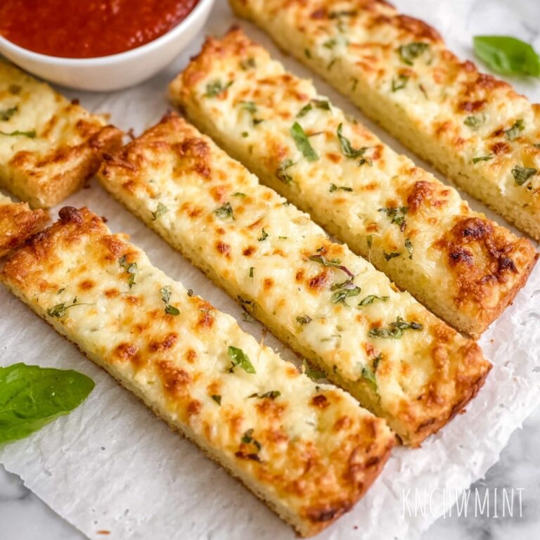 Homemade Cheesy Breadsticks Recipe