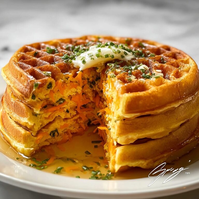 Cheddar Jalapeño Cornbread Waffles Recipe