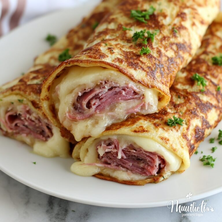 Keto Crispy Reuben Roll-Ups Recipe