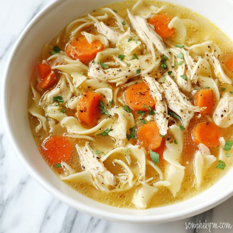 Instant Pot Chicken Noodle Soup Recipe