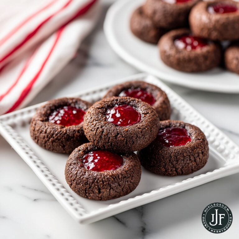Easy Black Forest Thumbprint Cookies – Chocolate, Cherry, and Simple to Make Recipe