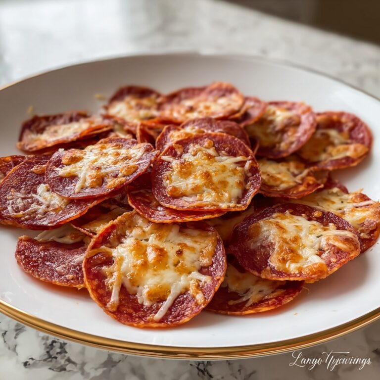 Keto Pepperoni Cheese Crisps: Crunchy, Guilt-Free Snack Delight Recipe
