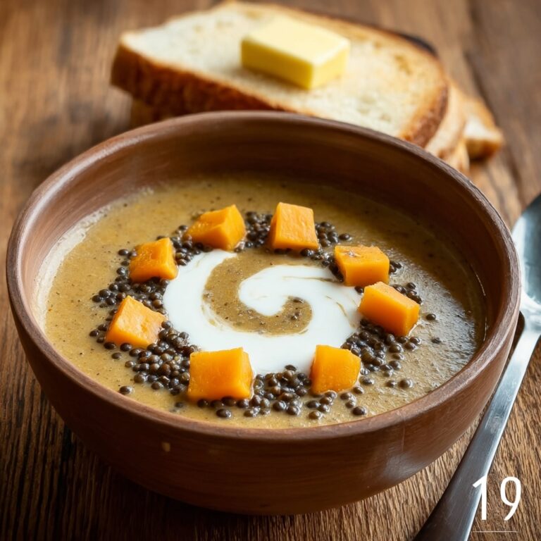 Hearty Lentil and Winter Squash Soup Recipe