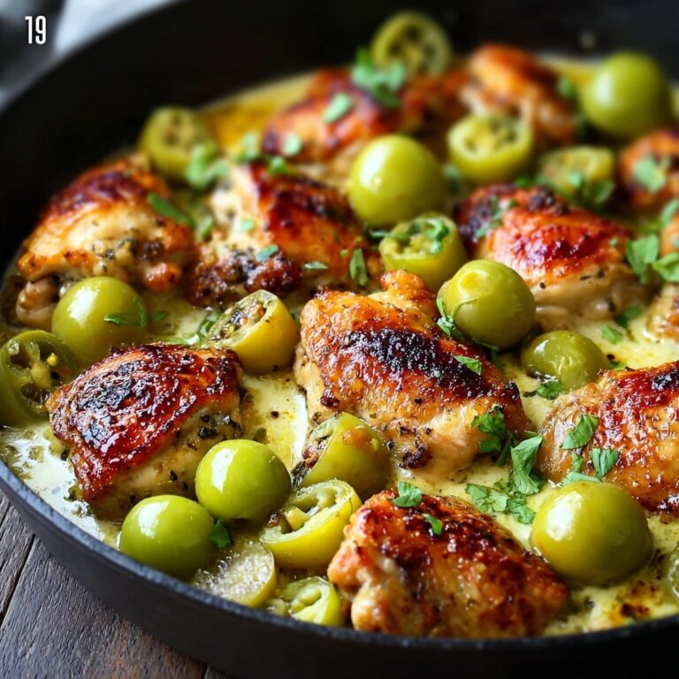 Pepperoncini Chicken Skillet: Quick, Creamy One-Pan Delight Recipe