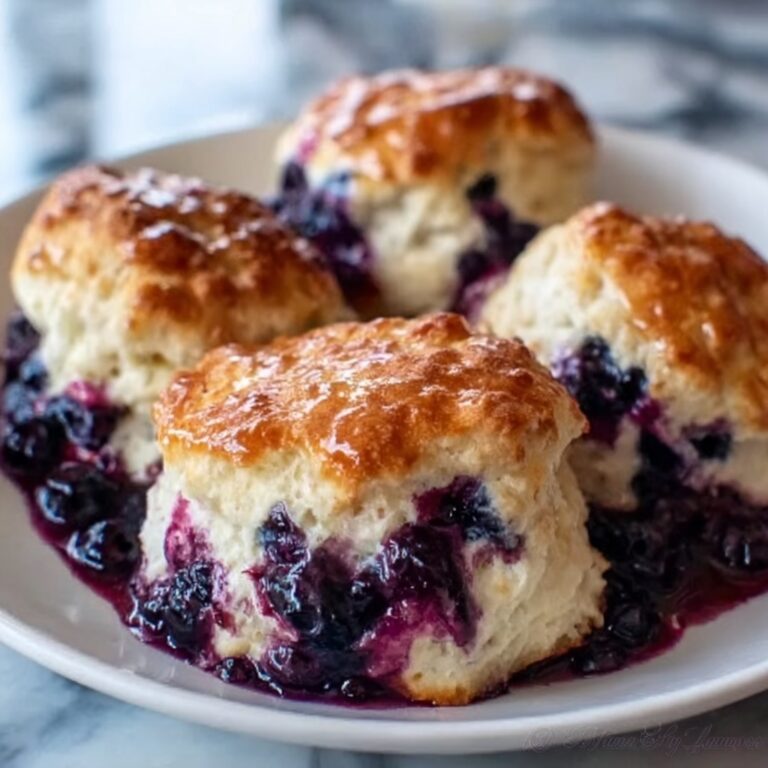 Blueberry Butter Swim Biscuits Recipe
