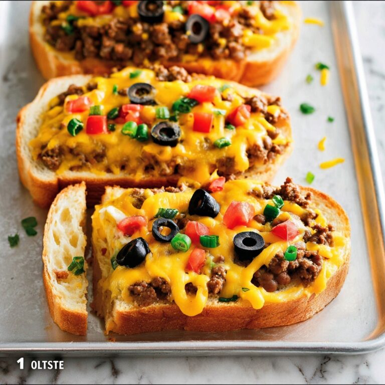 Taco French Bread Pizza Recipe