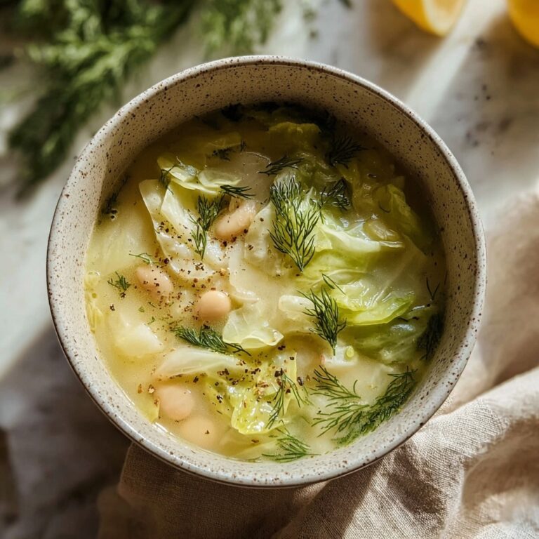 Lemon Dill Cabbage Soup: Cozy Comfort in 30 Minutes Recipe
