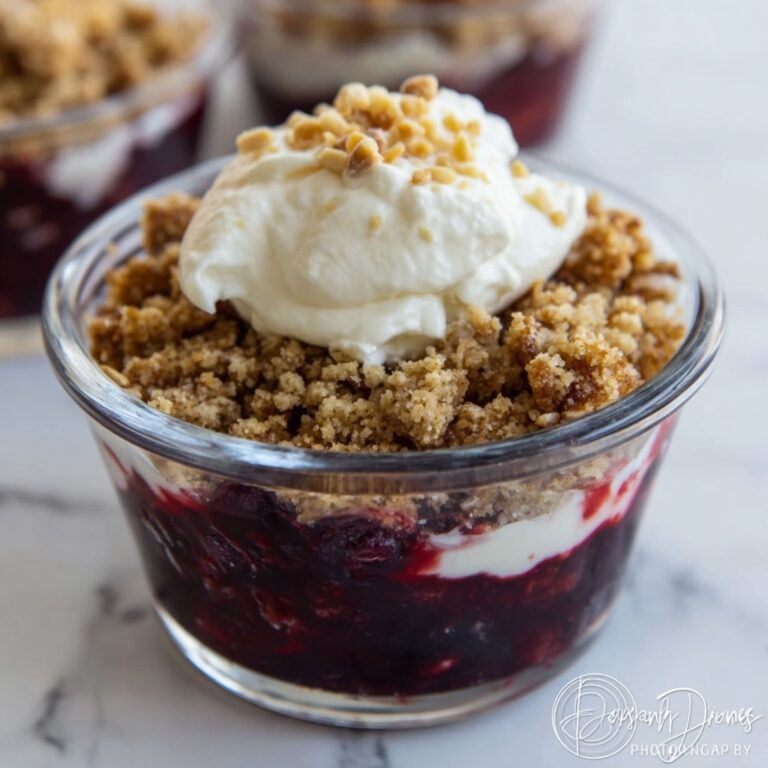 High Protein Berry Breakfast Crumble Recipe