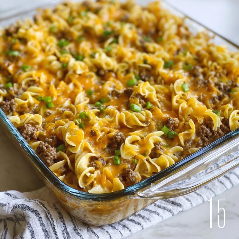 Beef and Noodle Casserole Recipe
