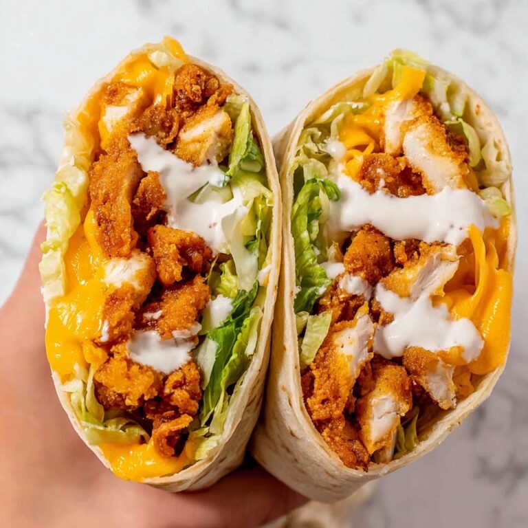 Cheddar Bacon Ranch Chicken Wraps Recipe