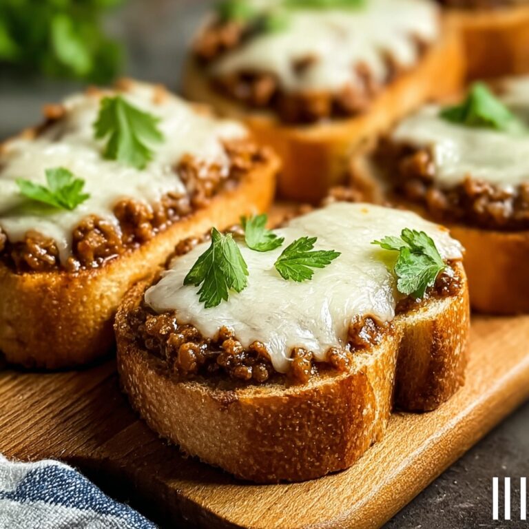 Irresistible Garlic Bread Sloppy Joe Melts Recipe