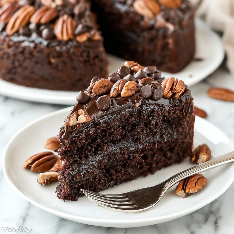 Gooey Chocolate Pecan Cake Recipe