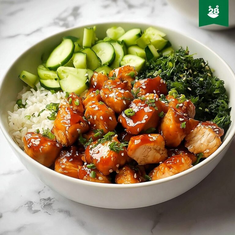 Honey Garlic Chicken Bowl Recipe