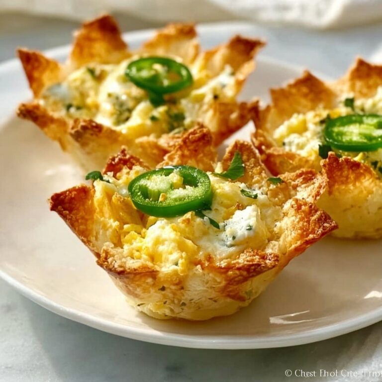Crispy Jalapeno Popper Wonton Cups: Perfect Party Bite Recipe