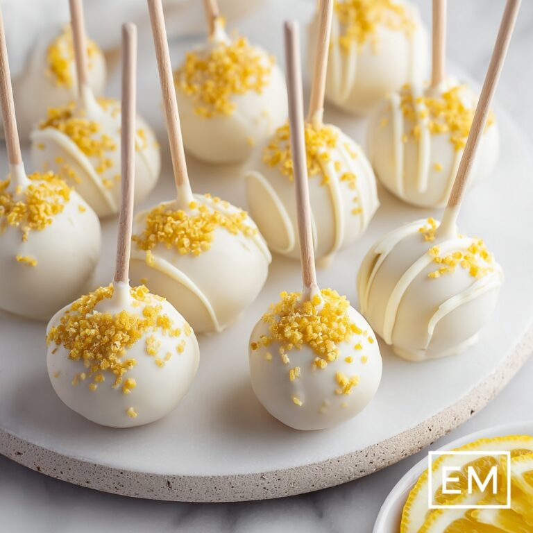 Mascarpone Dream Cake Pops with Sparkling Citrus Drizzle Recipe
