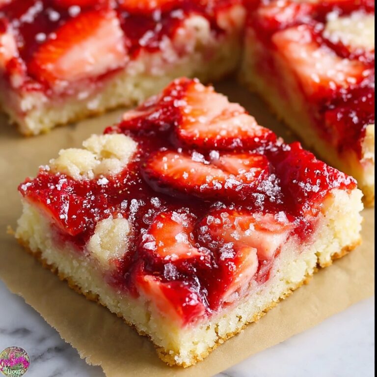 Strawberry Lemon Crust Bars Recipe
