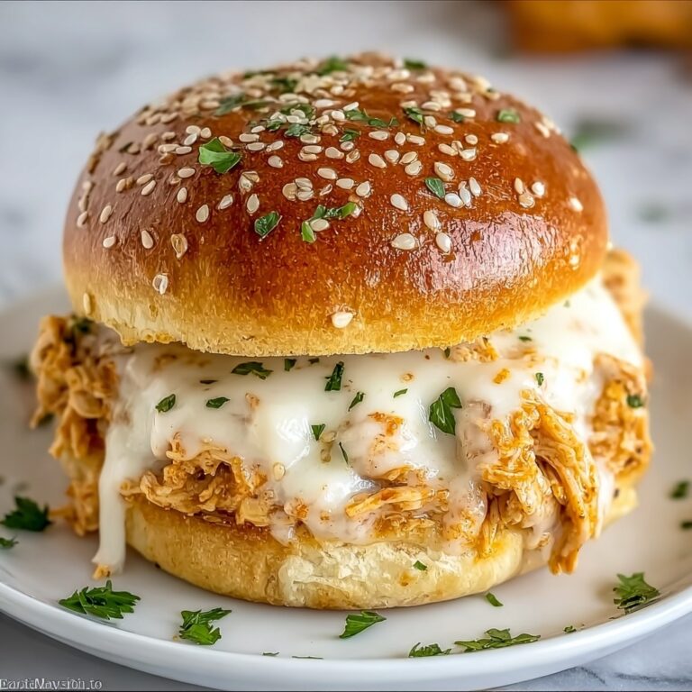 Chicken Alfredo Sloppy Joes: A Creamy, Easy Recipe! Recipe