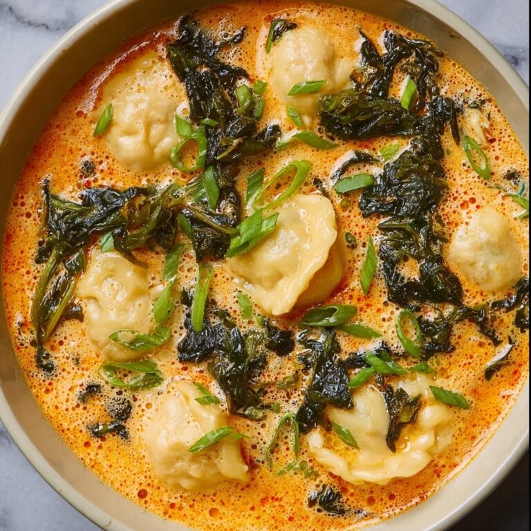 Thai Red Curry Dumpling Soup Recipe