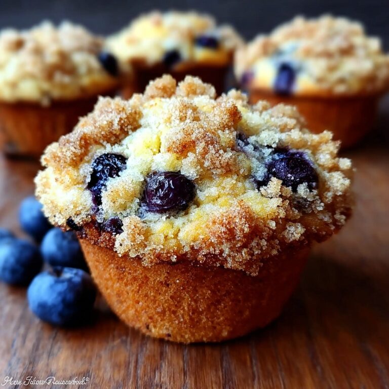 Bakery Style Lemon Blueberry Streusel Muffins to Savor Recipe