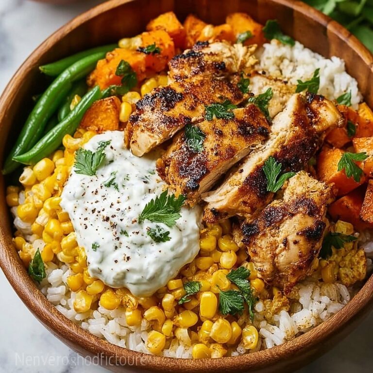 Street Corn Chicken Rice Bowl Recipe