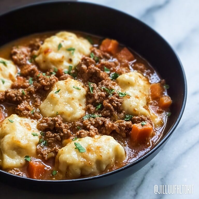 Ground Beef and Dumplings: Perfect Comfort Food in a Hurry Recipe