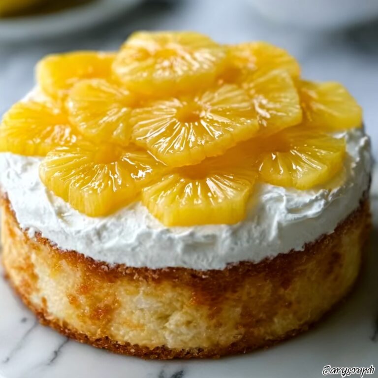 Pineapple Condensed Milk Cake Recipe