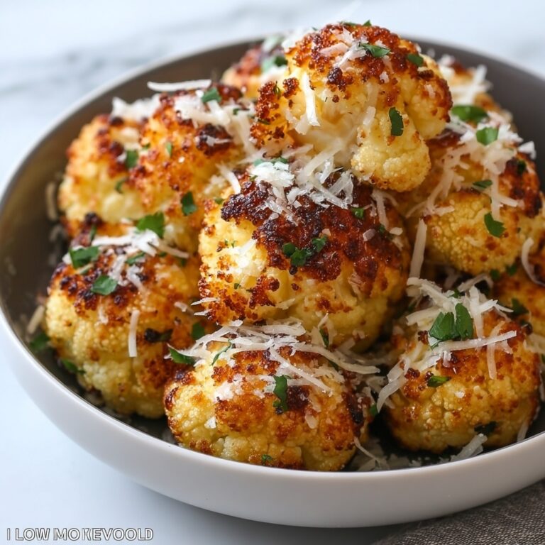 Parmesan Cauliflower Bites Recipe