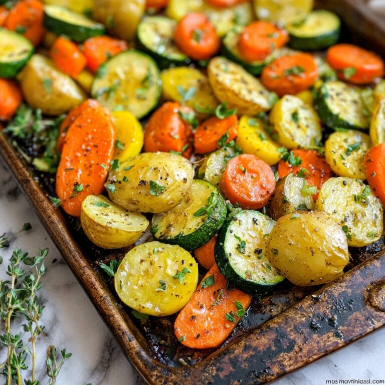 Roasted Potatoes, Carrots, and Zucchini Recipe
