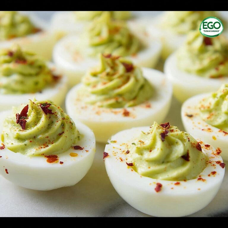 Creamy Avocado Deviled Eggs Recipe