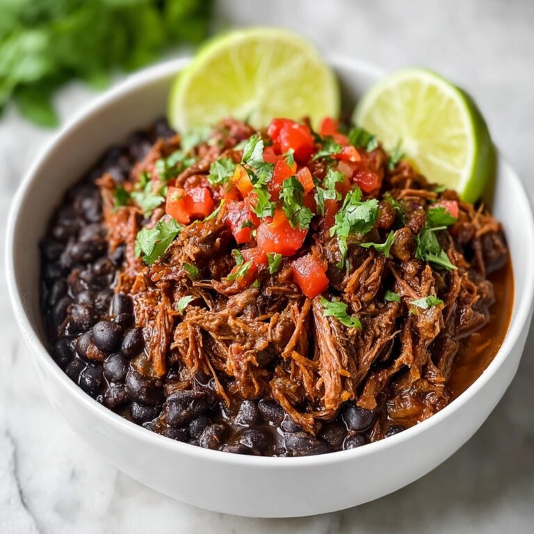 Cuban Shredded Beef with Black Beans Recipe