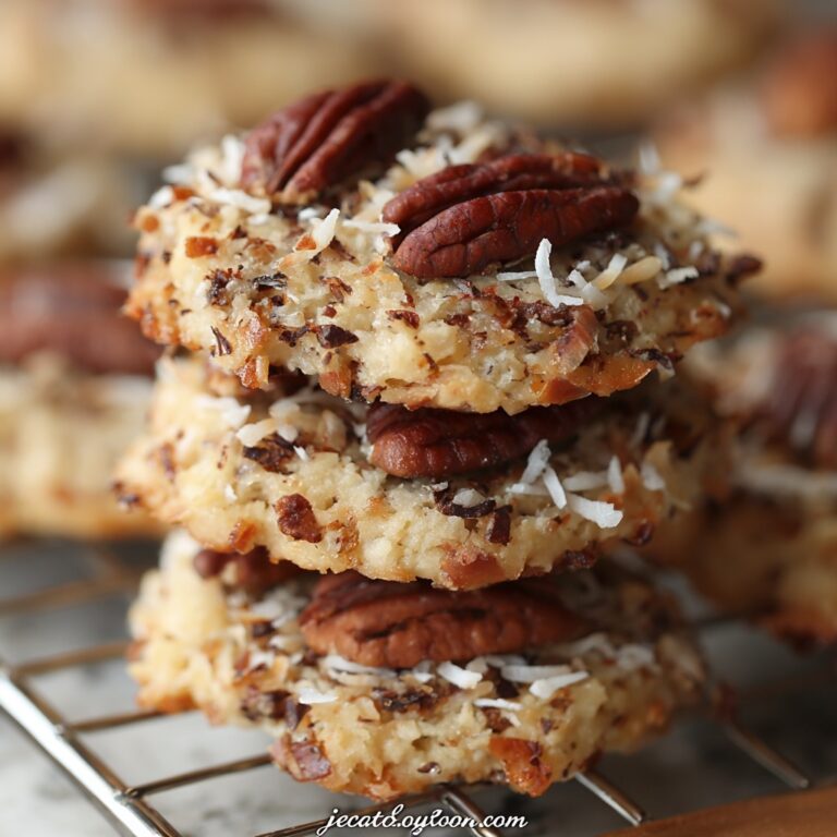 Chocolate Pecan Coconut Cookies Recipe