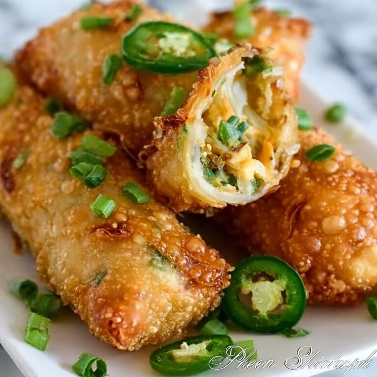 Mini Jalapeno Popper Egg Rolls Recipe