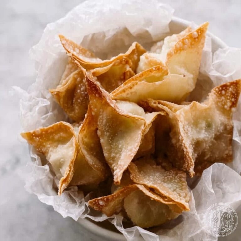 Crispy Homemade Wontons Recipe