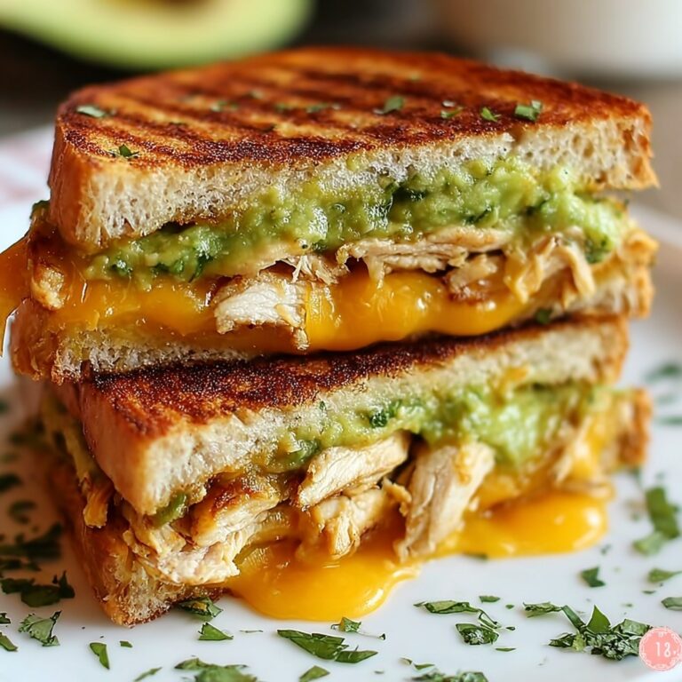Chicken Avocado Melt Sandwich Recipe