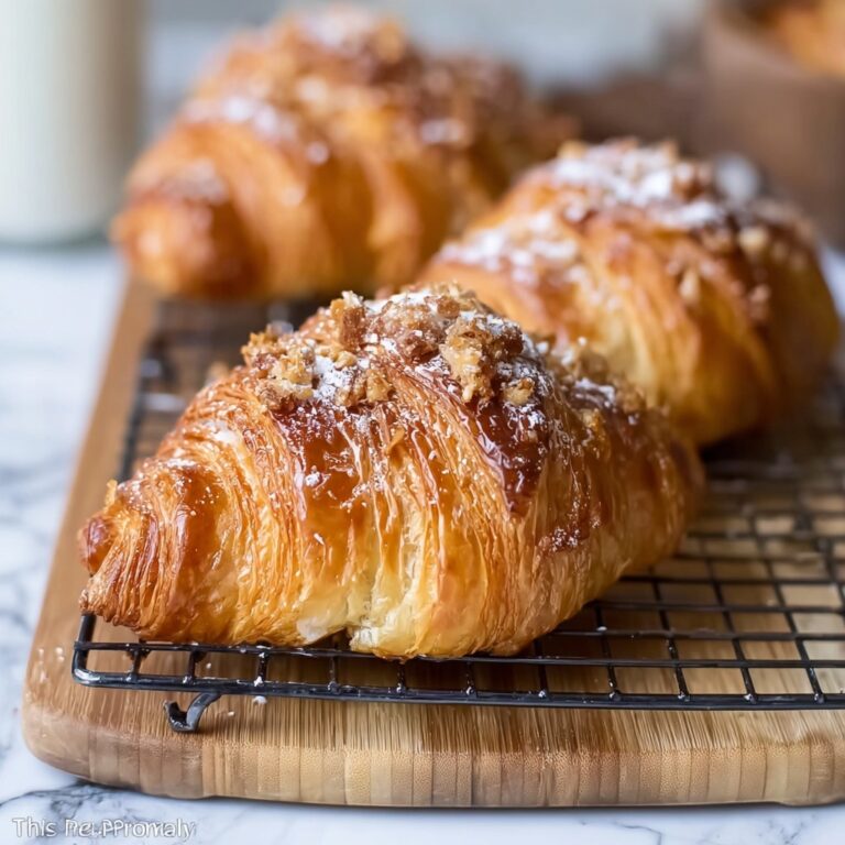 Air Fryer Nutella Croissants with Chocolate Chips Recipe