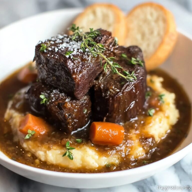 Slow-Cooked Beef Shank in Bone Broth Recipe