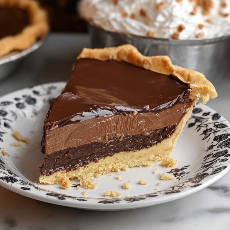 Old-Fashioned Chocolate Pie Recipe