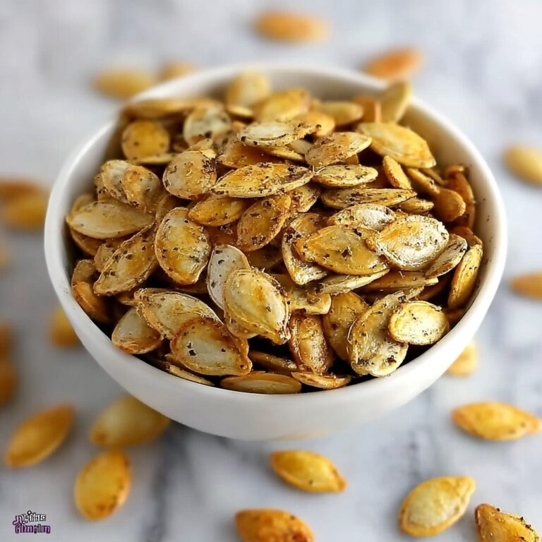 Harissa Roasted Pumpkin Seeds Recipe