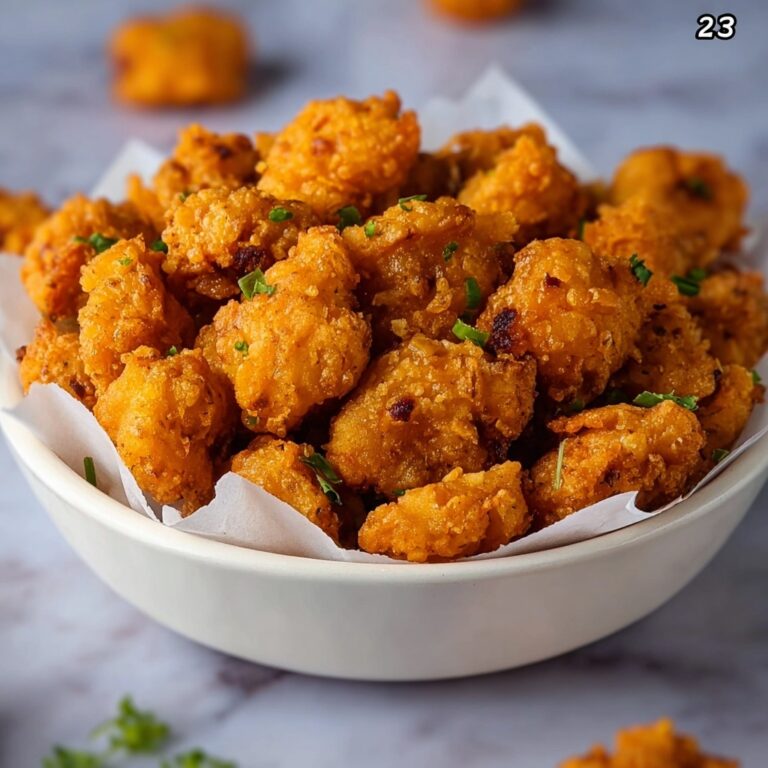 Crispy Popcorn Chicken with Spicy Seasoning Recipe