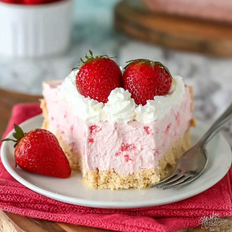 Kool Aid Pie: A Fun and Easy No-Bake Strawberry Dessert Recipe