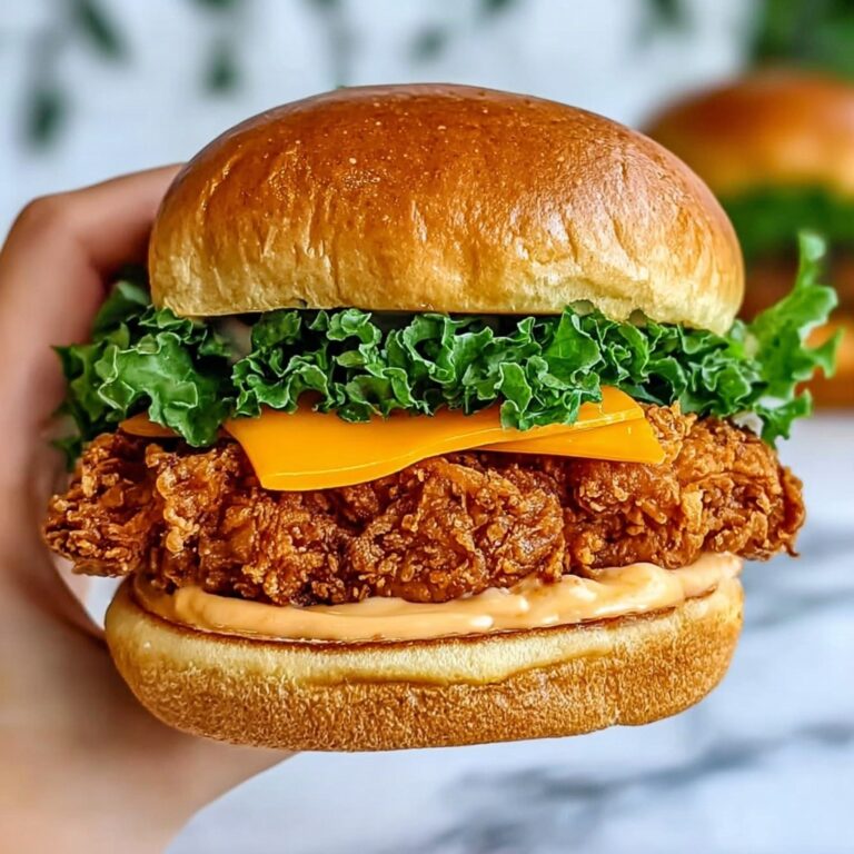 Spicy Crispy Chicken Burger Recipe