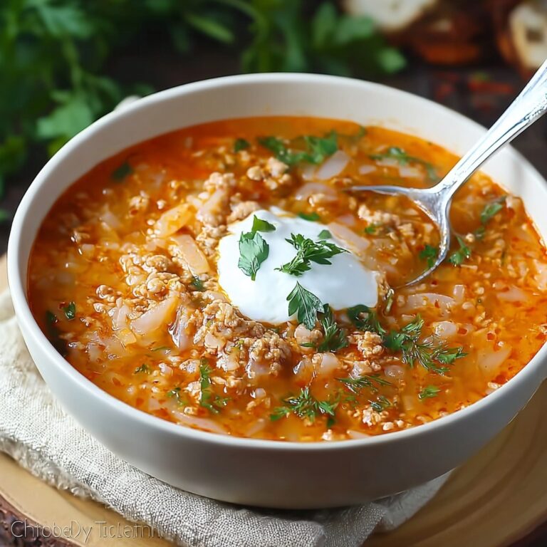 Polish Stuffed Cabbage Soup Recipe