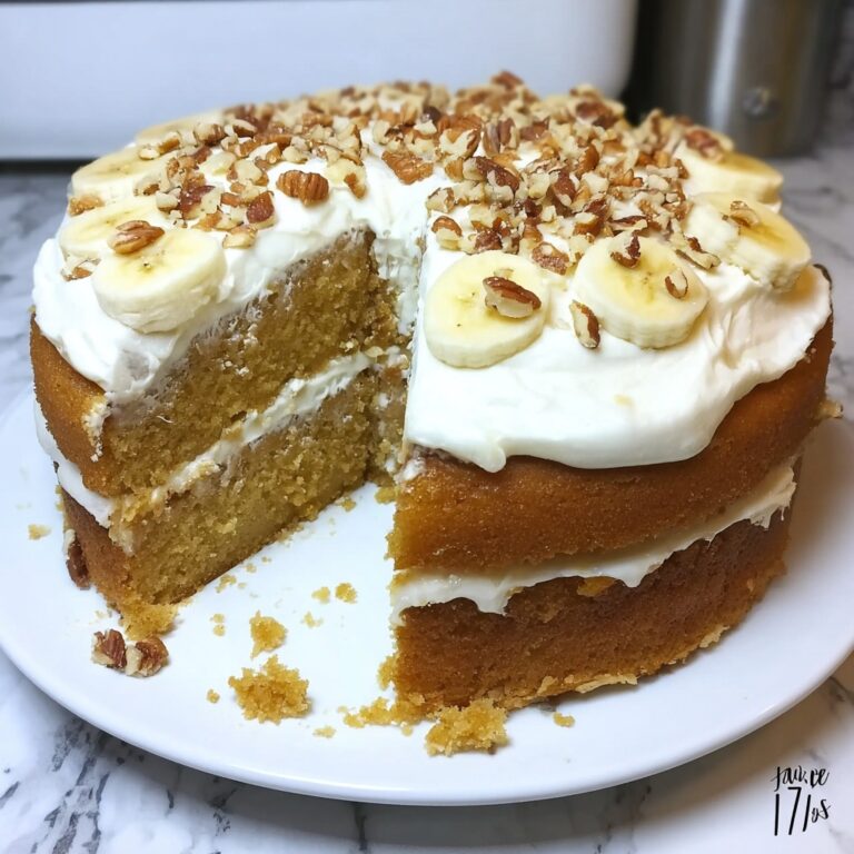 Banana Walnut Cream Cake: 7 Sweet Moments of Bliss Recipe